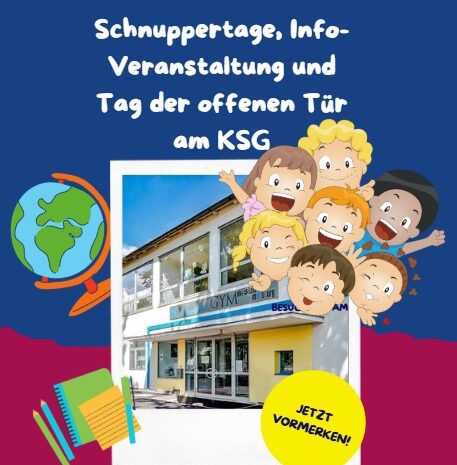 Infos zu Schnuppertagen & dem Tag der offenen Tür 2026 am KSG Misburg